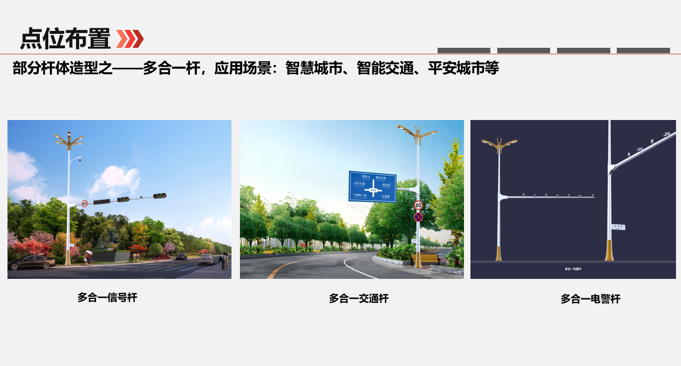 智慧合杆点位布置
