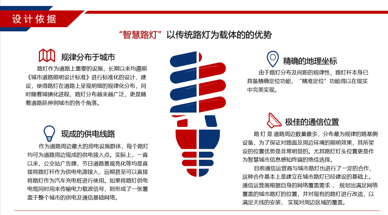 “智慧路灯”以传统路灯为载体的的优势