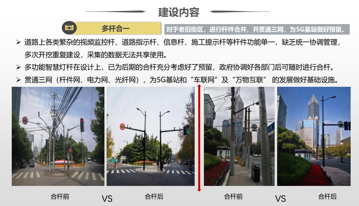 智慧路灯改造建设方案内容，改造前后对比